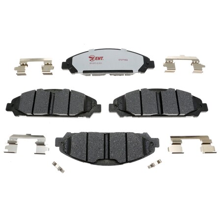 R/M Brakes BRAKE PADS OEM OE Replacement Hybrid Technology Includes Mounting Hardware EHT1791H